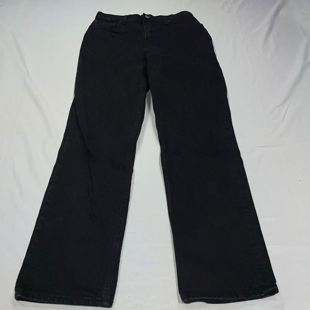 Abercrombie & Fitch Curve Love 90s Straight Ultra High Rise‎ Jeans Black 30/10